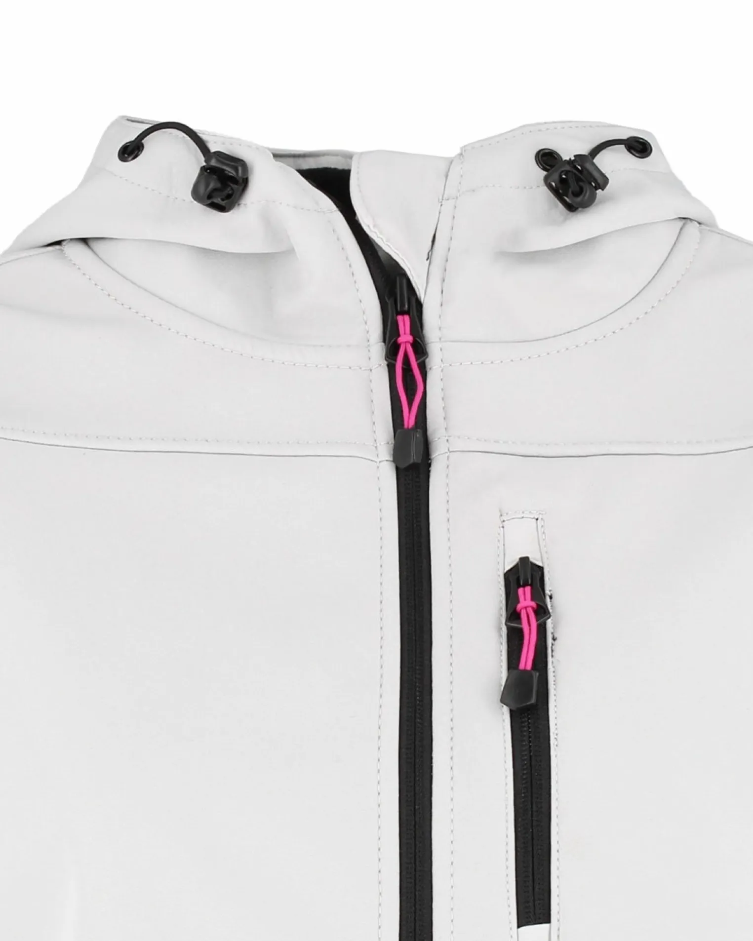 ON SPIRIT - GIACCA DONNA CON CAPPUCCIO SOFTSHELL BIANCA - CLELIA