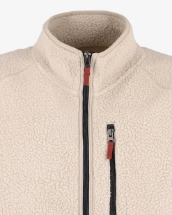 ON SPIRIT - GIACCA IN SHERPA UOMO BEIGE FULL ZIP- BORGHY