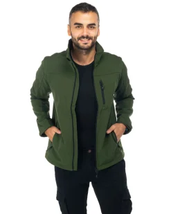ON SPIRIT - GIACCA VERDE IN SOFTSHELL DA UOMO AU01952