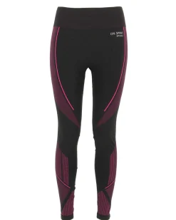 ON SPIRIT - LEGGINGS TERMICI DONNA NERI E FUXIA ORIETTA - AD9V181