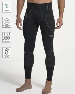 ON SPIRIT - LEGGINGS TERMICI UOMO NERI OTELLO - AUF4312_A7251