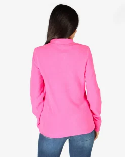 ON SPIRIT - MICROPILE DONNA  MEZZA ZIP FUXIA -  VALENTINA