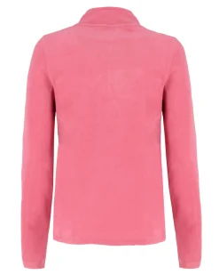 ON SPIRIT - MICROPILE DONNA MEZZA ZIP CORALLO - VALENTINA