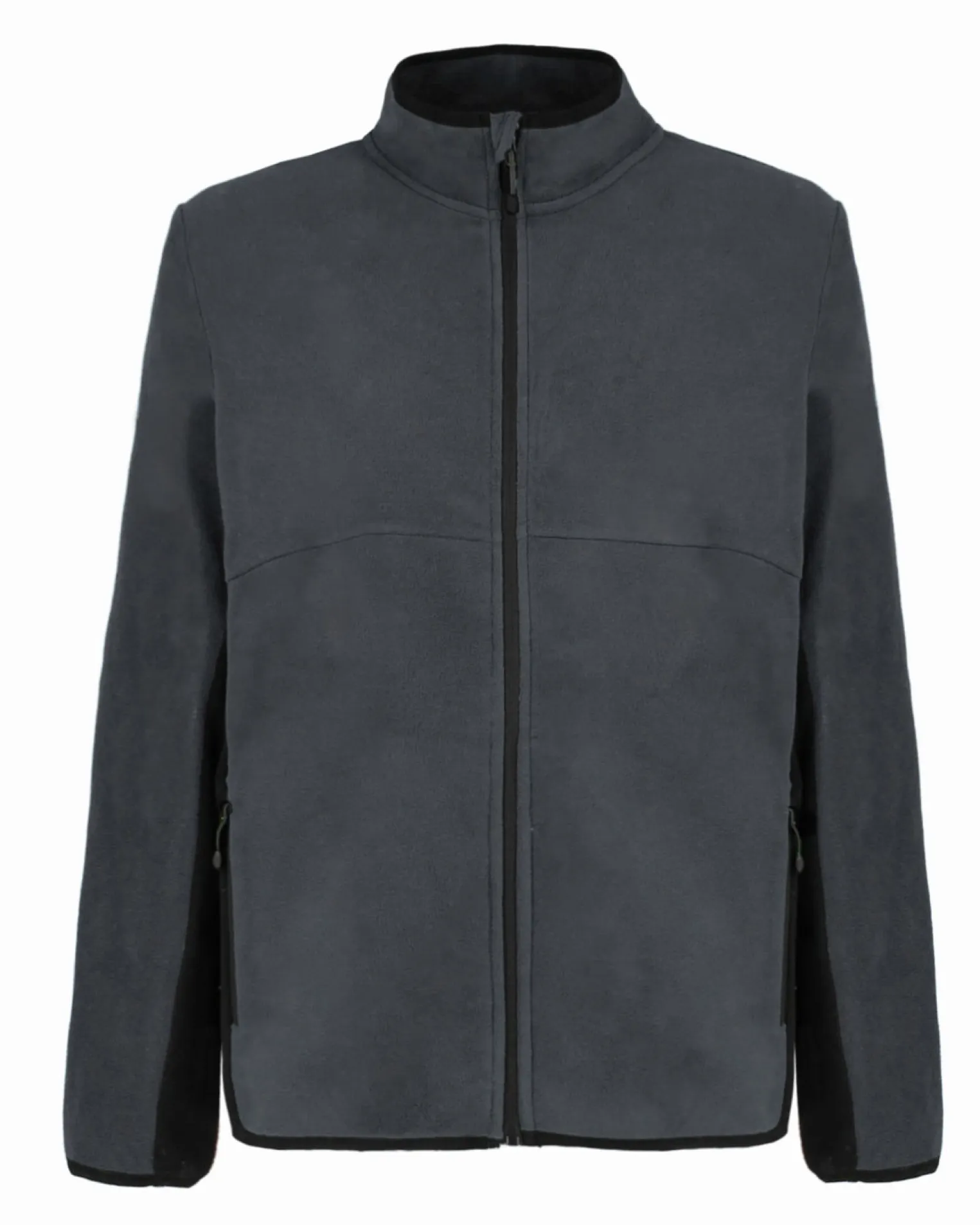 ON SPIRIT - MICROPILE UOMO FULL ZIP GRIGIO SCURO E NERO - IVAN