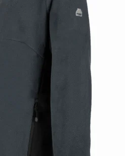 ON SPIRIT - MICROPILE UOMO FULL ZIP GRIGIO SCURO E NERO - IVAN