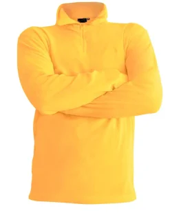 ON SPIRIT - MICROPILE UOMO  MEZZA ZIP GIALLO - EDOARDO