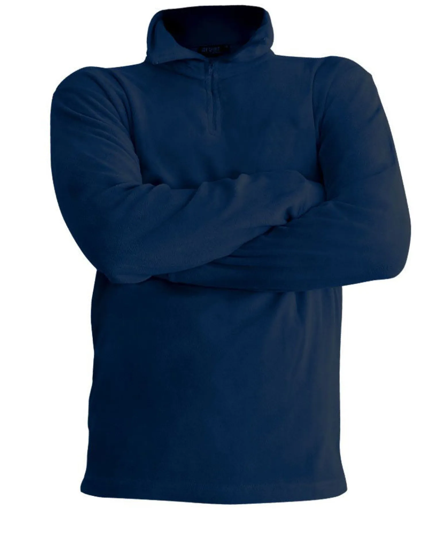 ON SPIRIT - MICROPILE UOMO MEZZA ZIP BLU SCURO- EDOARDO