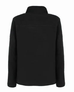 ON SPIRIT - PILE NERO FULL ZIP DA DONNA IN TESSUTO SHERPA