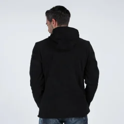 ON SPIRIT - PILE UOMO FULL ZIP NERO -  MATTIA