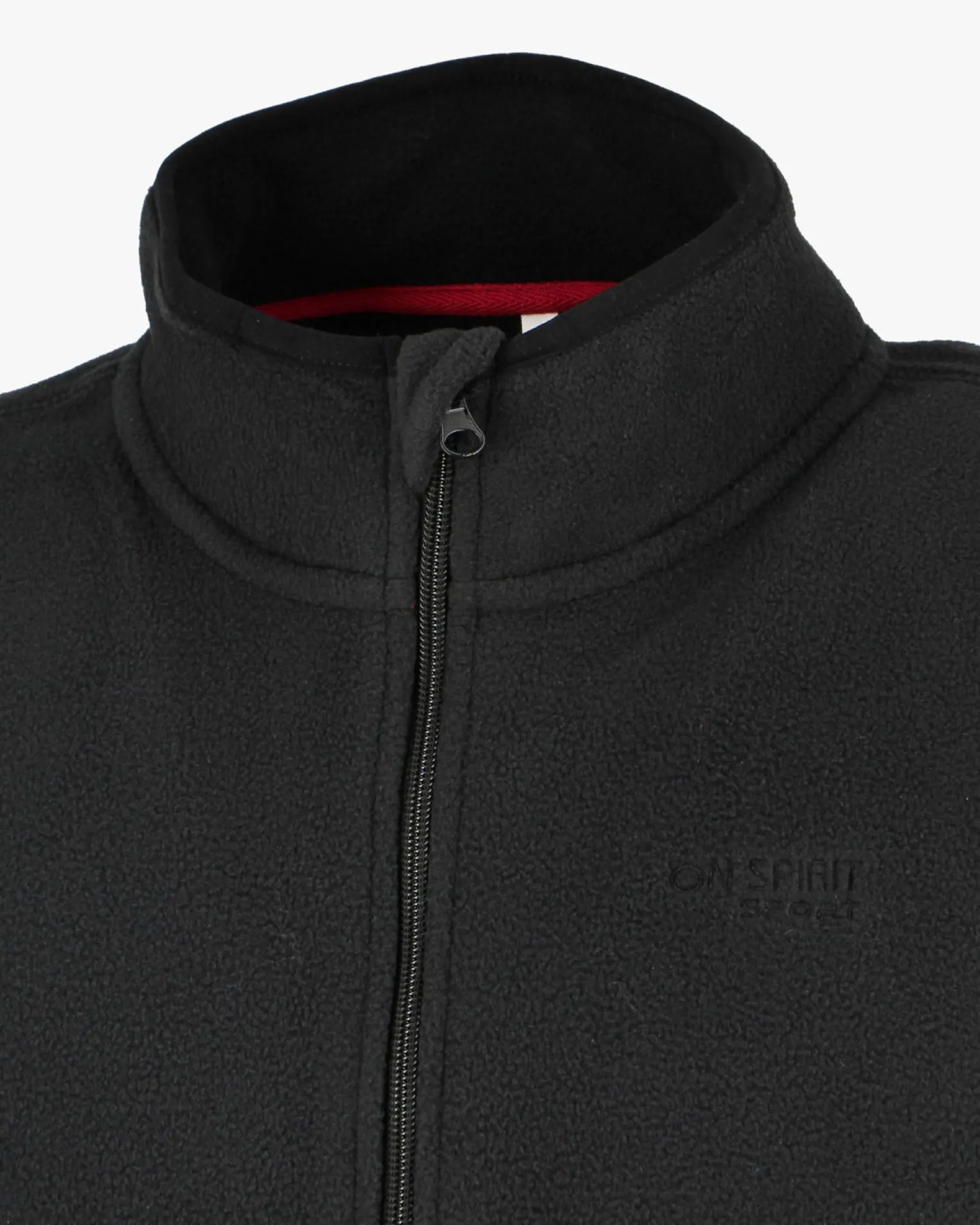 ON SPIRIT - PILE UOMO FULL ZIP NERO - EMILIO