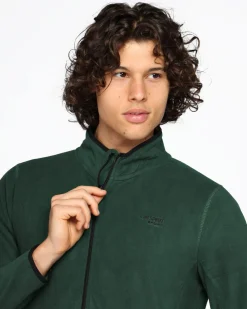 ON SPIRIT - PILE UOMO FULL ZIP VERDE - EMILIO