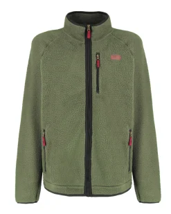 ON SPIRIT - PILE VERDE  FULL ZIP DA UOMO IN TESSUTO SHERPA