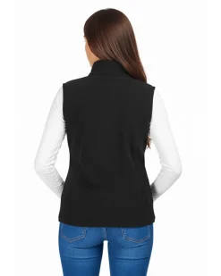 ON SPIRIT - SMANICATO IN PILE DONNA FULL ZIP NERO - LUCIA