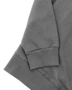 ON SPIRIT - UOMO OVER FELPA PIOMBO MEZZA ZIP