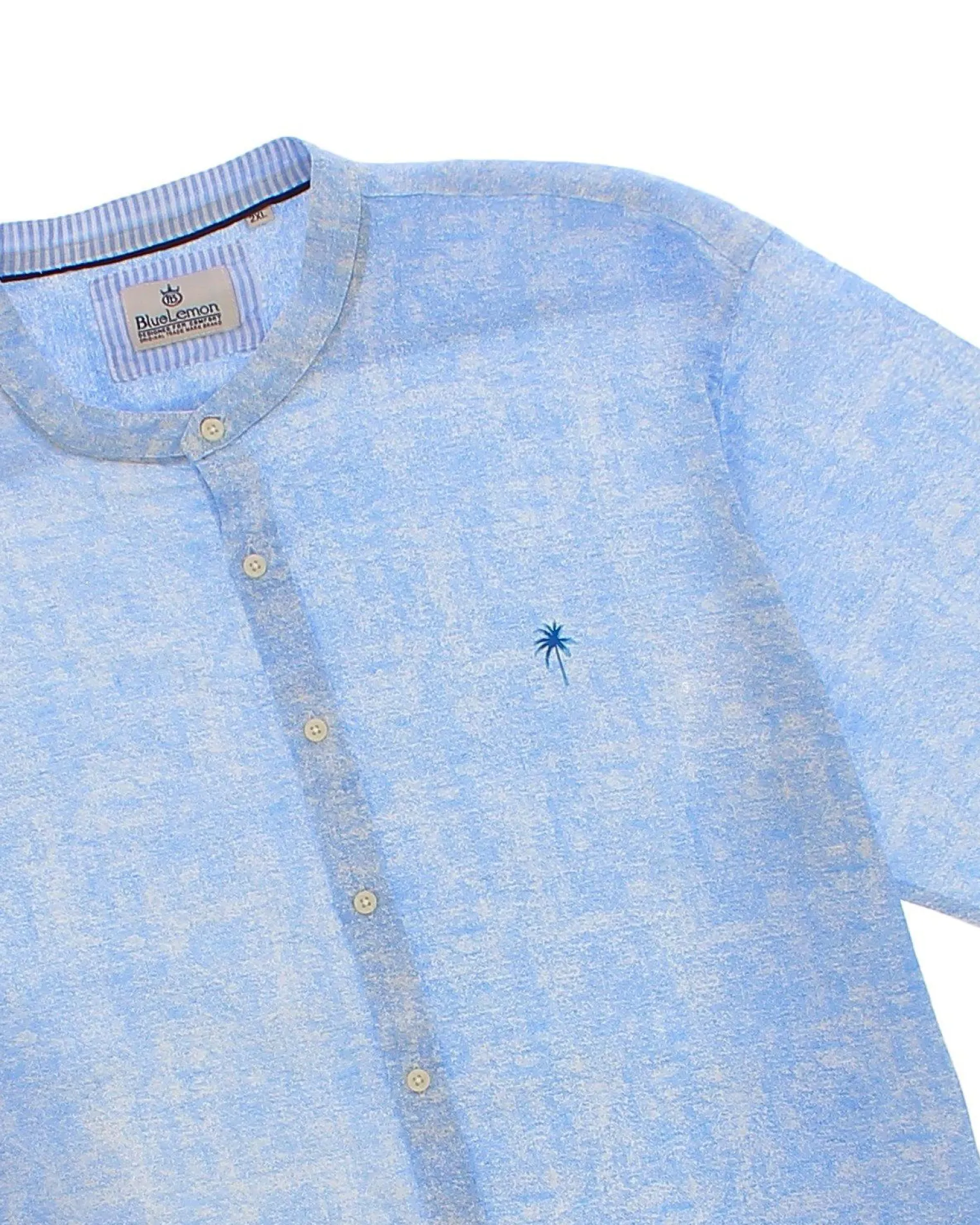 OVER CAMICIA MEZZA MANICA LINO