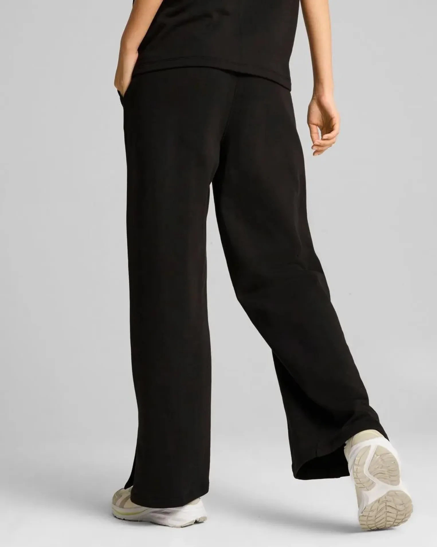 PANTALONE HER HIGH-WAIST STRAIGHT BLACK