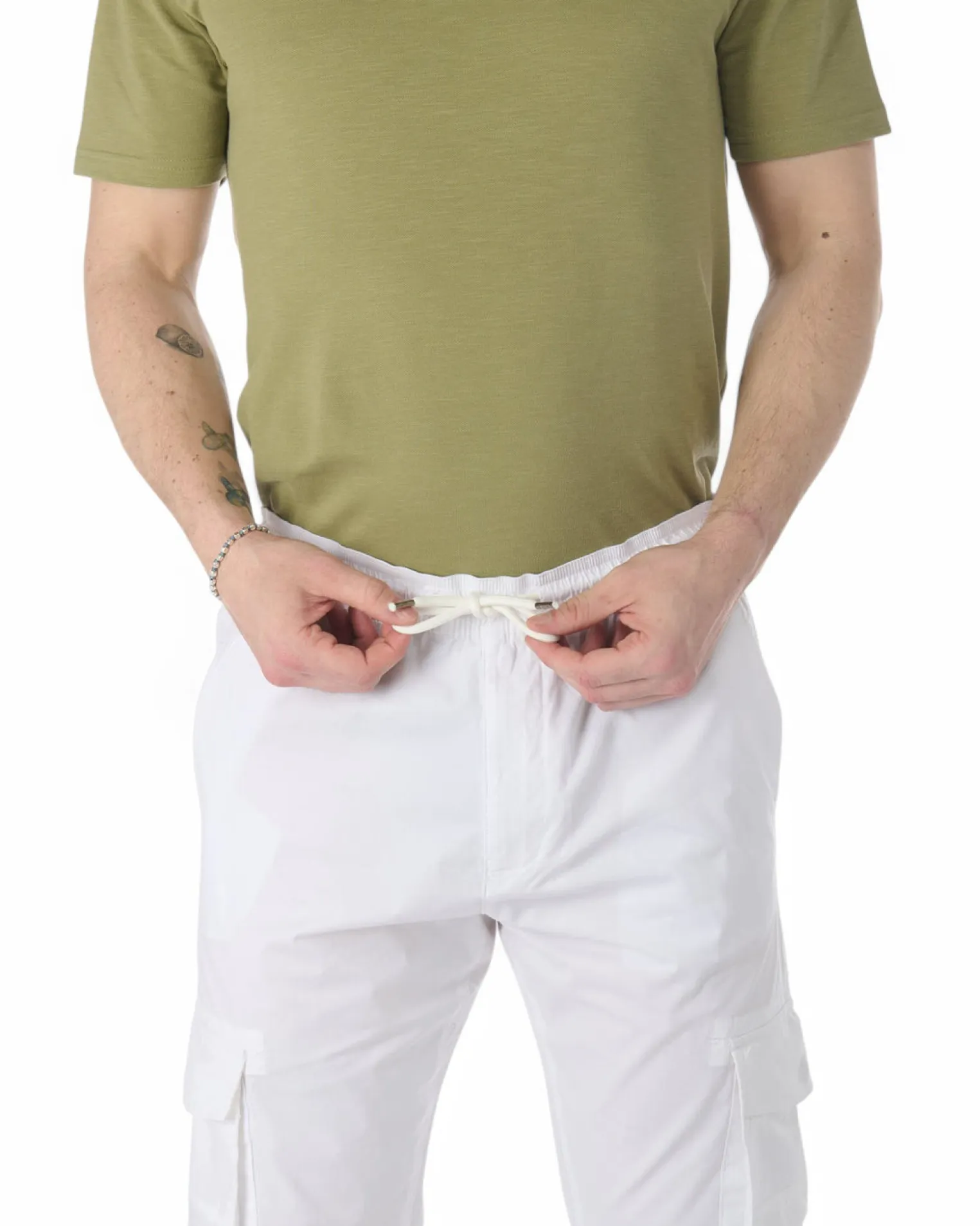 PANTALONE TASCA LATERALE ELASTICO VITA