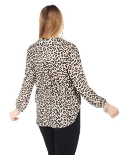PAQUITA - CAMICIA MANICA 3/4 FANTASIA MACULATO