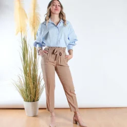 PAQUITA - PANTALONE TASCA AMERICA CON FUSCIACCA