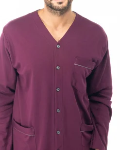 PIGIAMA UOMO INTERLOCK APERTO FANT.60