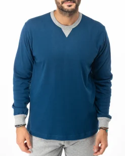 PIGIAMA UOMO INTERLOCK 100%COT.BIC.C61