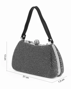 POCHETTE TUTTA STRASS 1MANICO