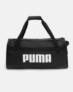 PUMA - Borsone nero e bianco con tracolla regolabile e doppio scomparto interno