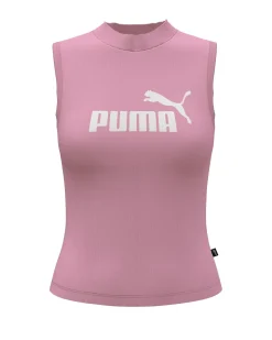 PUMA - CANOTTA ESS SLIM LOGO TANK DA DONNA ROSA - 673695-30