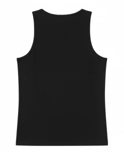 PUMA - CANOTTA NERA ESSENTIAL  LOGO TANK RHINESTONE DA DONNA, 693864-01