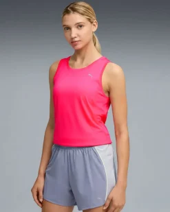 PUMA - CANOTTA ROSA FLUO RUN VELOCITY TANK (POLY) DA DONNA - 526574-23