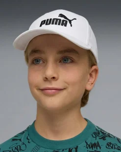 PUMA - CAPPELLO DA BASEBALL JUNIOR BIANCO ESSENTIAL N.1 LOGO , 026853-01