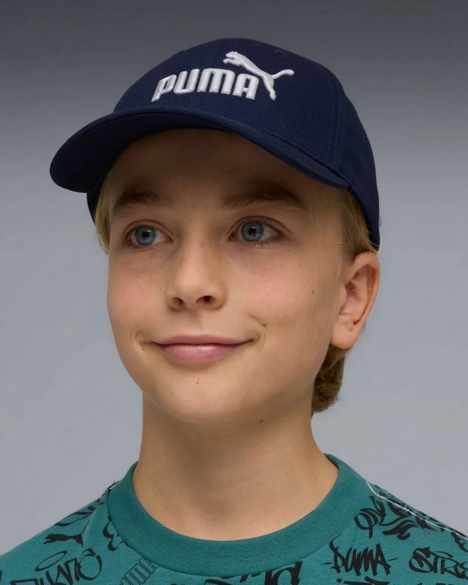 PUMA - CAPPELLO DA BASEBALL JUNIOR BLU ESSENTIAL N.1 LOGO , 026853-03
