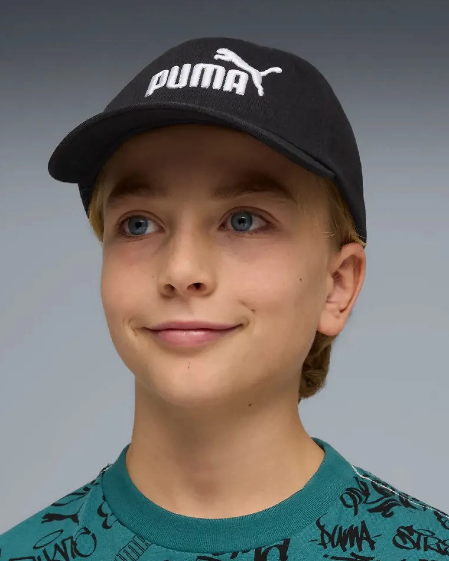 PUMA - CAPPELLO DA BASEBALL JUNIOR NERO ESSENTIAL N.1 LOGO , 026853-01