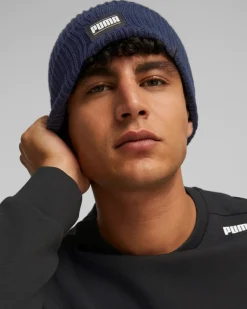 PUMA - Cappello invernale a coste blu