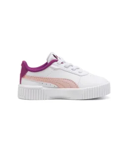 PUMA CARINA 2.0 PS - Scarpa bianca e rosa, numerata 28-35 1/2