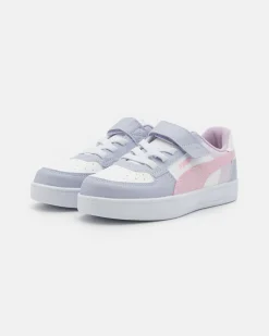 PUMA CAVEN 2.0 BLOCK AC+PS - Sneakers da bambina bianca/lilla e rosa, numerata 28/35 - 394462-15