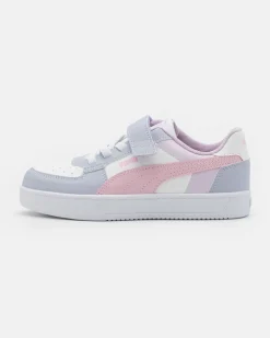 PUMA CAVEN 2.0 BLOCK AC+PS - Sneakers da bambina bianca/lilla e rosa, numerata 28/35 - 394462-15