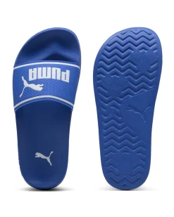 PUMA - CIABATTE JUNIOR LEADCAT 2.0 GS BLU ROYAL CON DETTAGLI BIANCHI DAL 35.5 AL 39, 384434-16