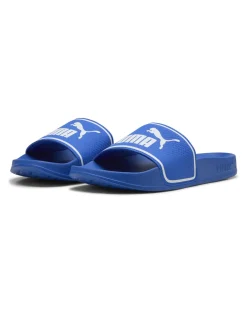 PUMA - CIABATTE JUNIOR LEADCAT 2.0 GS  BLU ROYAL  CON DETTAGLI BIANCHI DAL 35.5 AL 39, 384434-16
