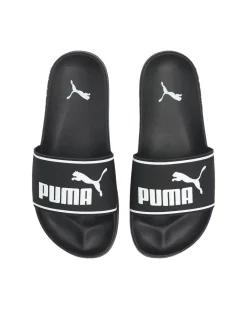 PUMA - CIABATTE JUNIOR LEADCAT 2.0 GS NERE CON DETTAGLI BIANCHI DAL 35.5 AL 39, 384434-01