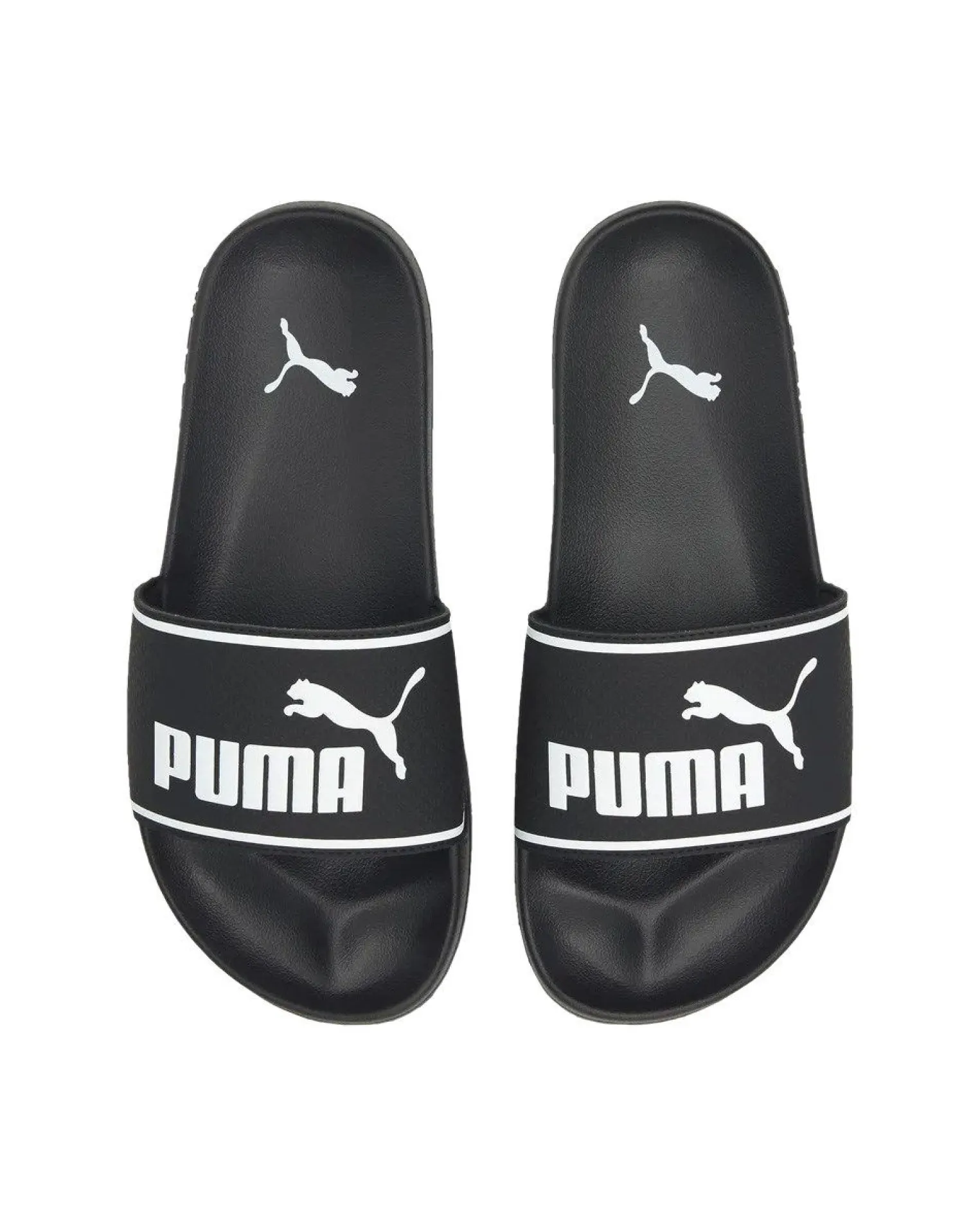 PUMA - CIABATTE JUNIOR LEADCAT 2.0 GS NERE CON DETTAGLI BIANCHI DAL 35.5 AL 39, 384434-01