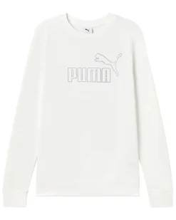 PUMA -FELPA BIANCA ESSENTIAL RHINESTONE DA DONNA, 693542-02