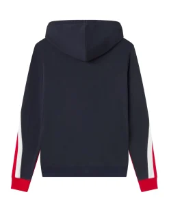PUMA - FELPA BLU DA UOMO FULL ZIP ESSENTIAL BLOCK 694726-16