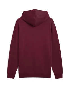 PUMA - FELPA CON CAPPUCCIO BORDEAUX ESSENTIAL N.1 LOGO HD - DA UOMO, 682571-96