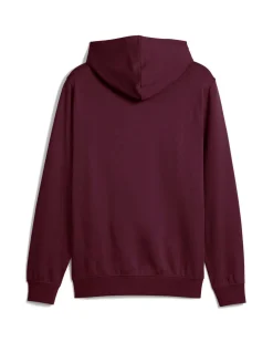 PUMA - FELPA CON CAPPUCCIO BORDEAUX  ESSENTIAL N.1 LOGO HD - DA UOMO, 688254-96
