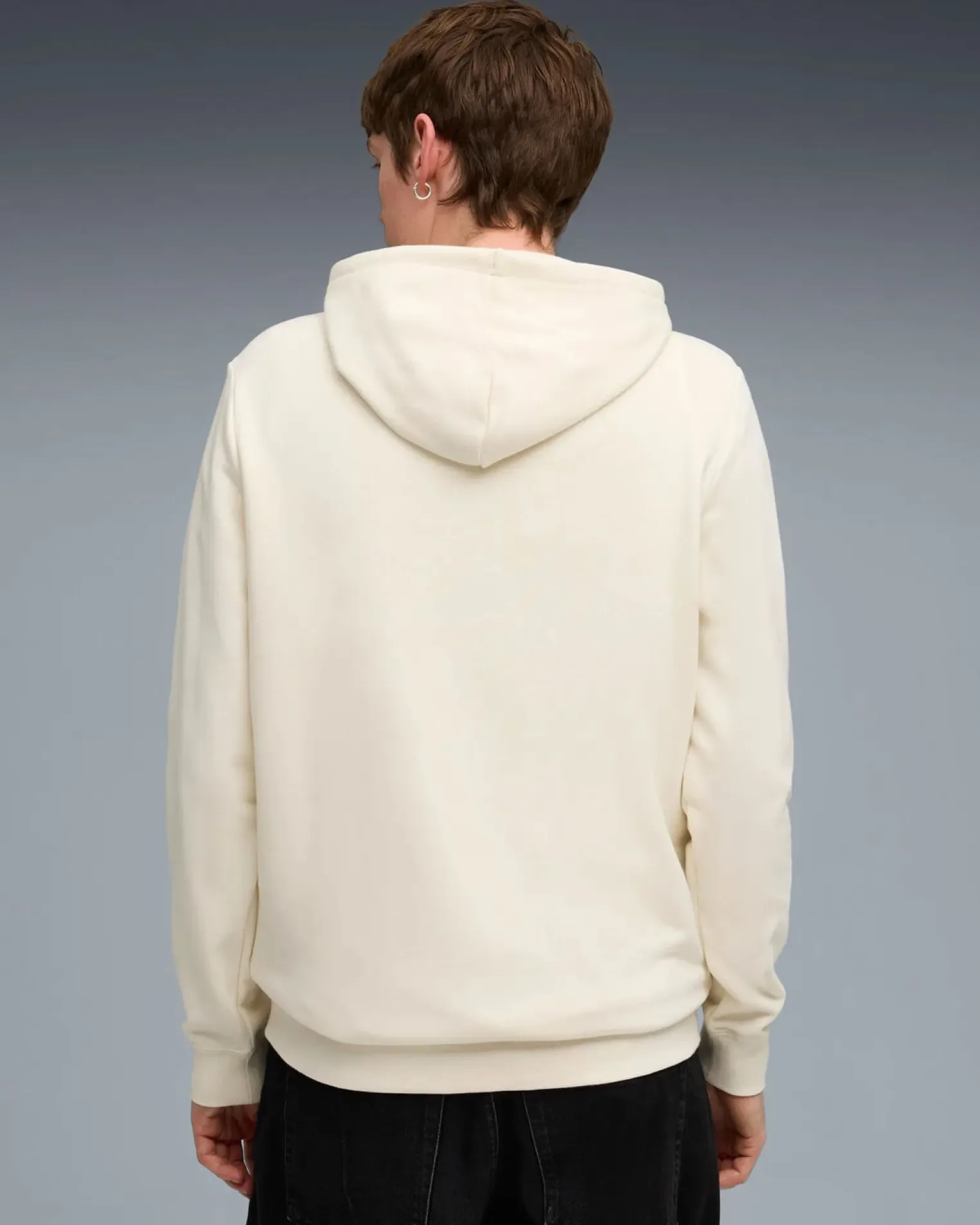 PUMA - FELPA CON CAPPUCCIO CREMA ESSENTIAL 2 COLOR SMALL N.1 DA UOMO, 684719-99