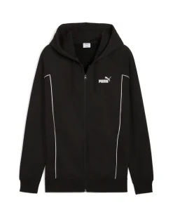 PUMA - FELPA CON CAPPUCCIO FULL ZIP SPORT FZ HD FL NERO DA UOMO, 688240-01