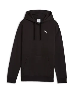 PUMA - FELPA  CON CAPPUCCIO NERA ESSENTIAL  COMFORT HD FL DA DONNA, 682384-01