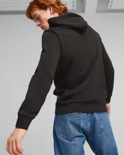 PUMA - FELPA CON CAPPUCCIO NERA BETTER ESSENTIAL DA UOMO, 676814-01