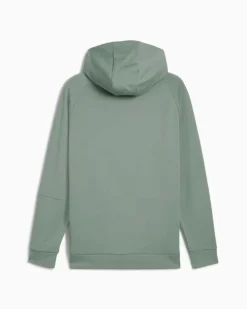 PUMA - FELPA CON CAPPUCCIO PUMATECH FULL-ZIP HOODIE VERDE CHIARO DA UOMO, 684605-30